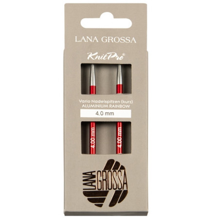 Lana Grossa Vario Rainbow short interchangeable circular needles 4 mm