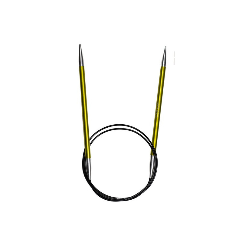 Lana Grossa Rainbow Aiguille circulaire 5,5 mm longueur 40 cm Lana Grossa Rainbow Aiguille circulaire 5,5 mm longueur 40 cm