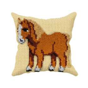 Kit coussin au point noué poney nr 4503