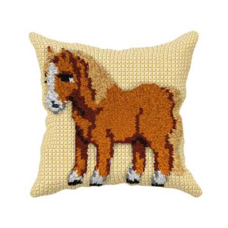 Kit coussin au point noué poney nr 4503
