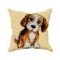 Kit coussin au point noué petit chien nr 4504 Kit coussin au point noué petit chien nr 4504