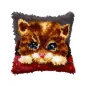 Kit coussin au point noué chat nr 4056