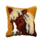 Kit coussin au point noué cheval nr 4058 Kit coussin au point noué cheval nr 4058