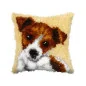 Kit coussin au point noué Chien nr 4002 Kit coussin au point noué Chien nr 4002