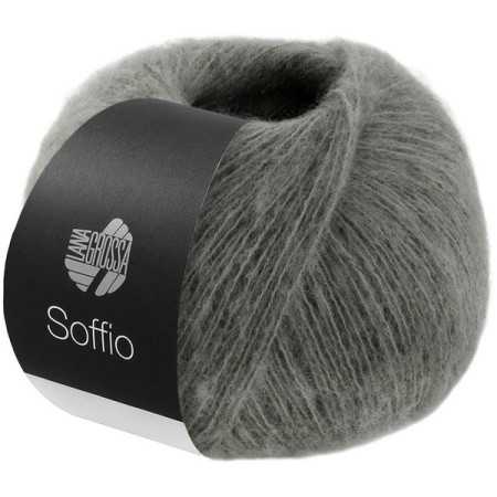 Lana Grossa Soffio 014 Gris foncé