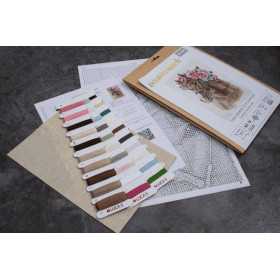 Kit de broderie le cheval en fleurs