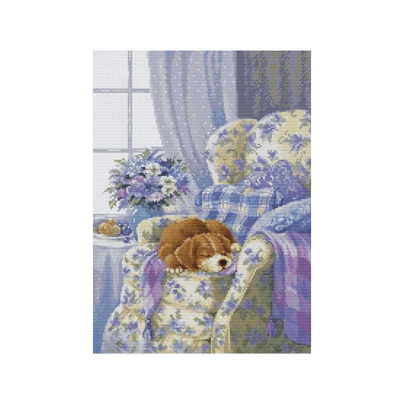 Embroidery kit Cozy Armchair Embroidery kit Cozy Armchair