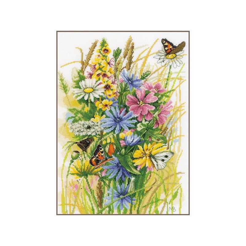 Embroidery kit kit Wildflower rest stop