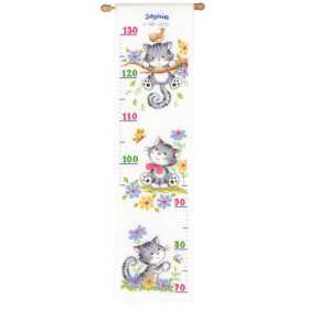 Kit de broderie Chatons jouants 