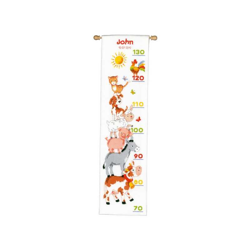Embroidery kit Farm animals 