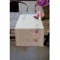 Kit chemin de table Fleurs roses avec papillons Kit chemin de table Fleurs roses avec papillons