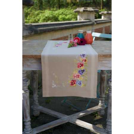 Kit chemin de table Violets