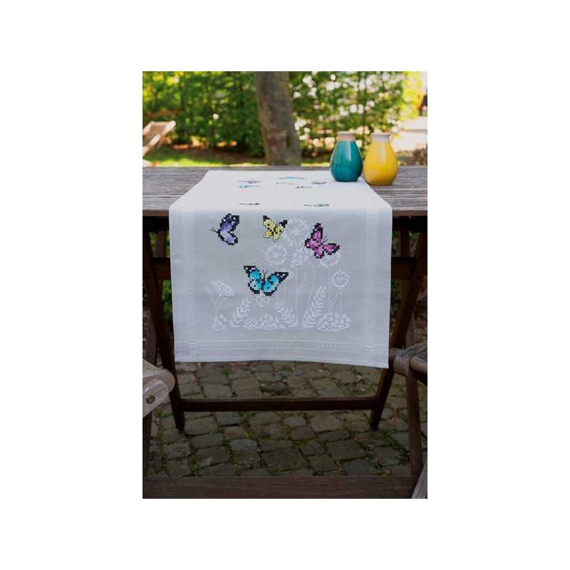 Table runner kit Butterfly dance