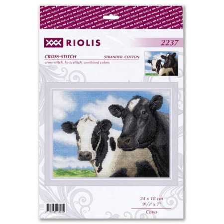 Kit de broderie Vaches