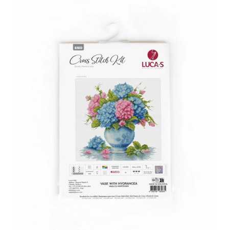 Kit de broderie Vase avec Hortensia