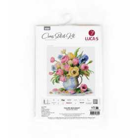 Kit de broderie Bouquet de tulipes