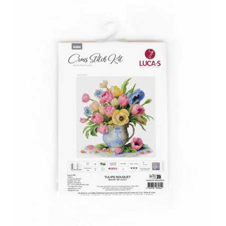Kit de broderie Bouquet de tulipes