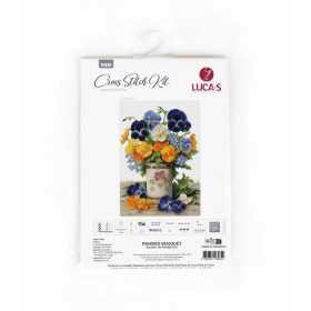 Kit de broderie Bouquet de pensées