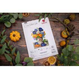 Kit de broderie Bouquet de pensées