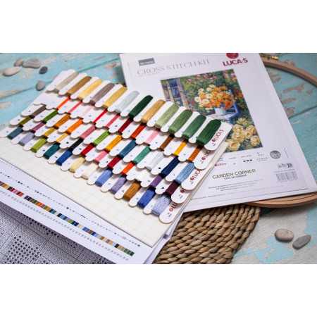 Kit de broderie Coin jardin