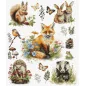 Kit de broderie Animaux de la forêt