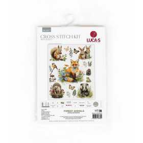 Kit de broderie Animaux de la forêt