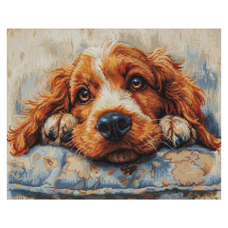 Embroidery kit Cocker Spaniel