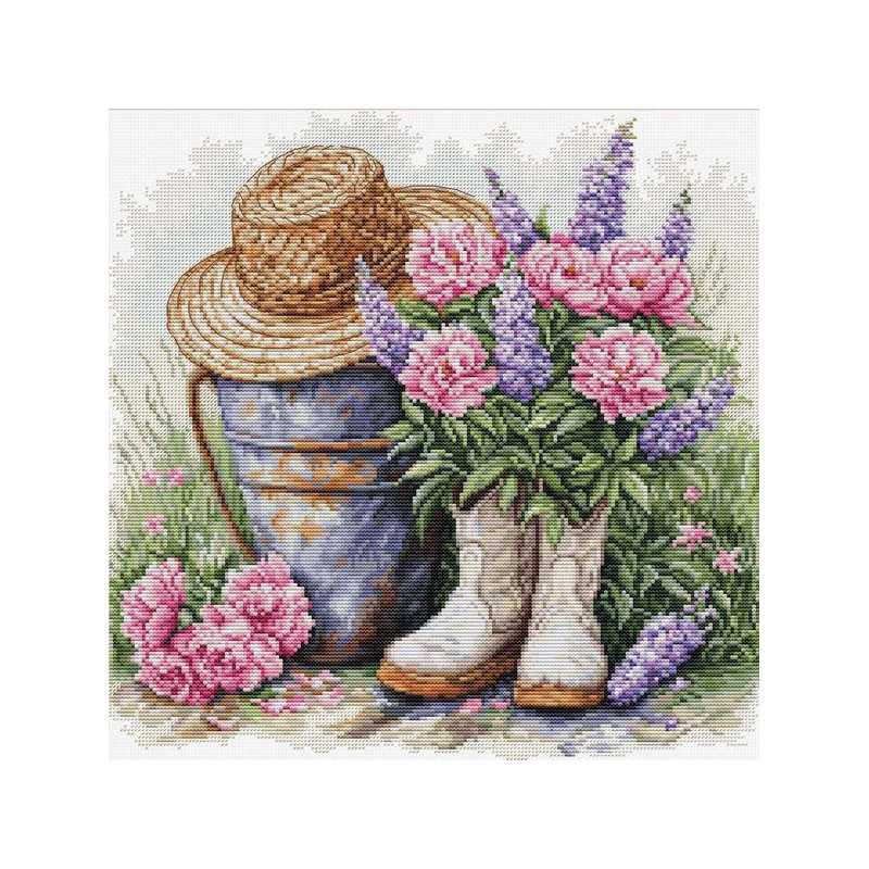 Kit de broderie Décoration de jardin