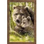Embroidery kit Bear with cub