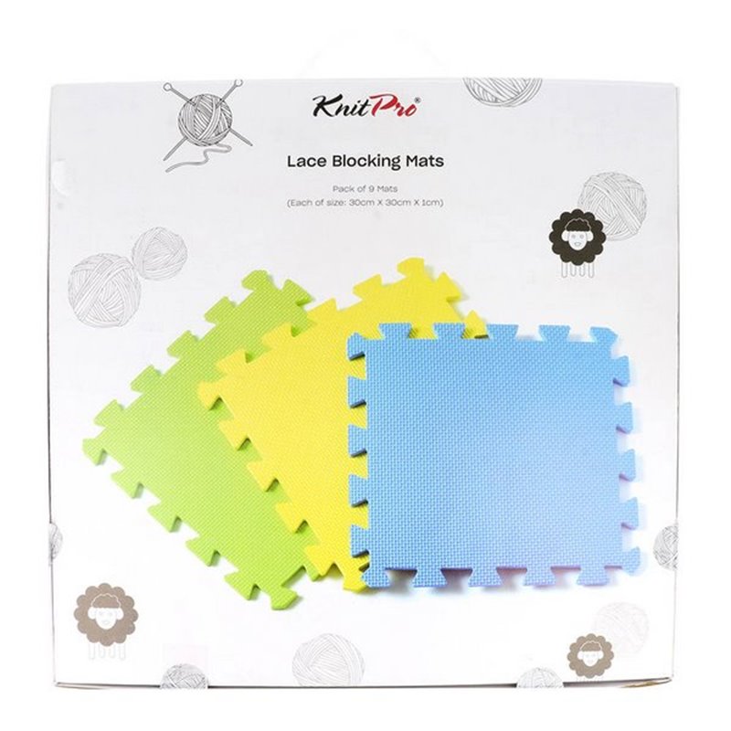 Lace blocking mats