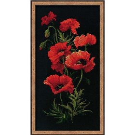 Kit de broderie Coquelicots