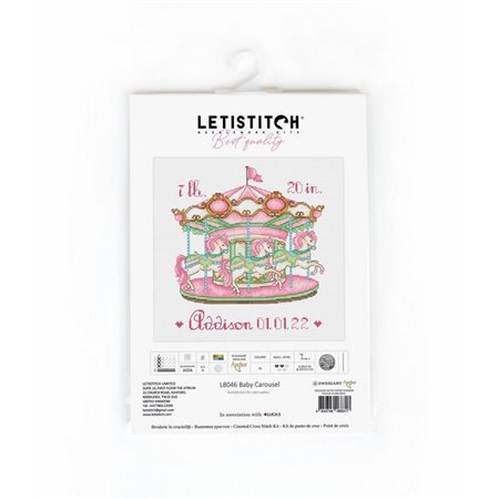 Embroidery kit Baby Carousel