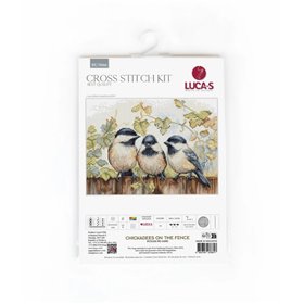 Kit de broderie Mésanges sur la clôture