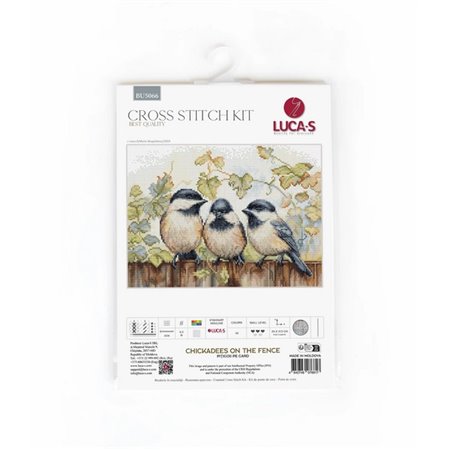 Kit de broderie Mésanges sur la clôture