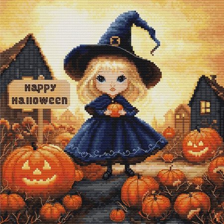 Kit de broderie Happy Halloween