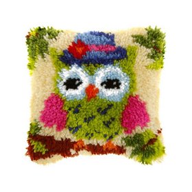 Kit coussin au point noué Hibou nr 4005