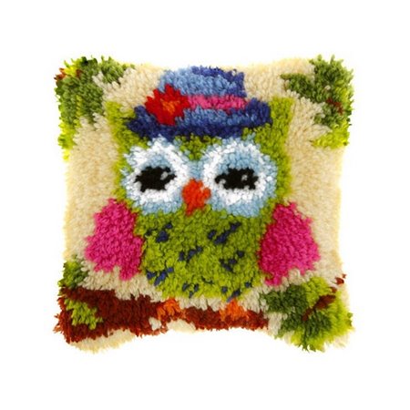 Kit coussin au point noué Hibou nr 4005