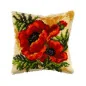 Kit coussin au point noué fleurs 4087