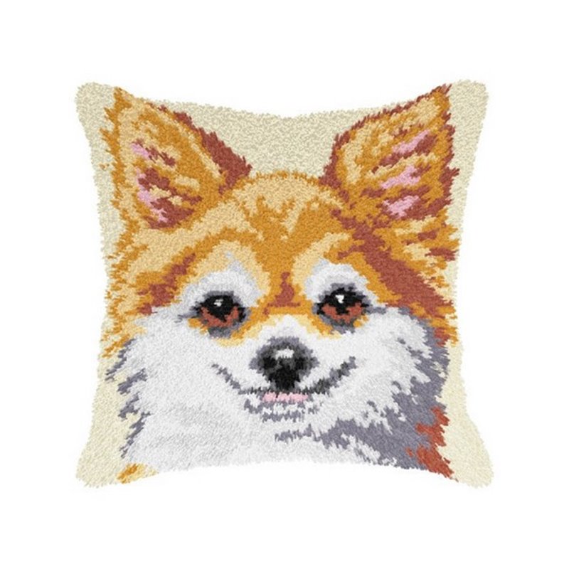 Kit coussin au point noué Chien nr 4179