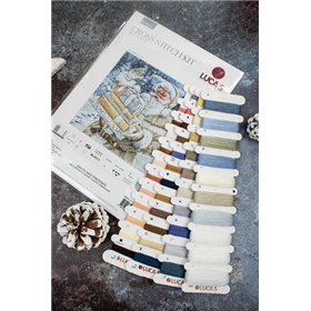 Kit de broderie Père Noël et cadeaux