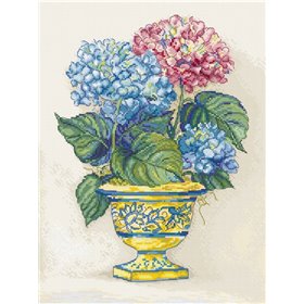 Embroidery kit Hydrangea Blooms