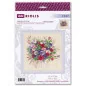 Kit de broderie Bouquet d'Eustoma et de Gypsophile