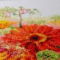 Kit de broderie Gerberas à l'aquarelle