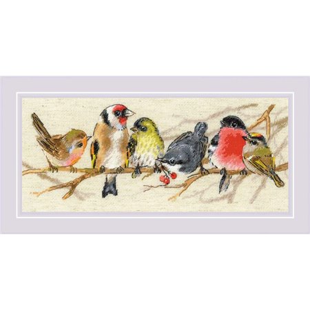 Kit de broderie Oiseaux sur la branche