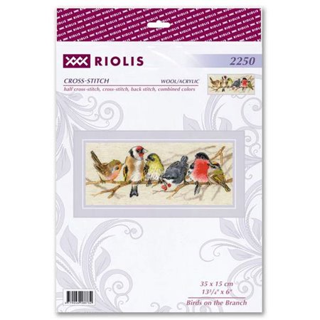 Kit de broderie Oiseaux sur la branche