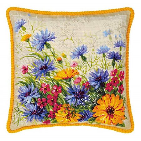 Cross stitch cushion kit Moorish Lawn