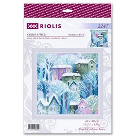 Kit coussin au point croix Ville