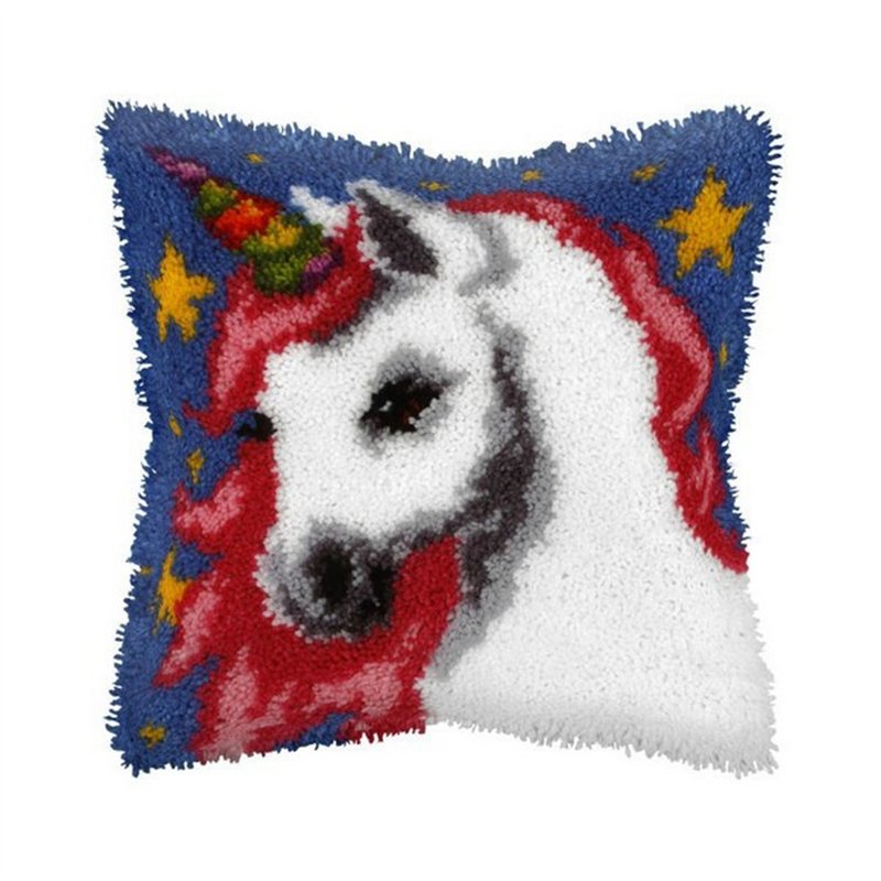 Kit coussin au point noué licorne nr 4119 Kit coussin au point noué licorne nr 4119