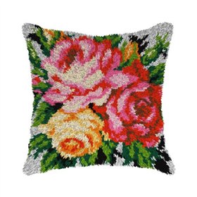 Kit coussin au point noué Roses nr 4156
