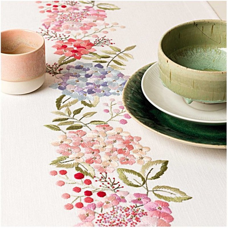 Table runner kit Hydrangeas